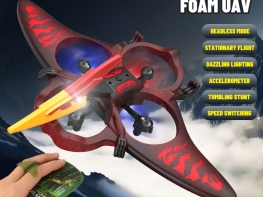 Wing Loong foam aircraft four-axis drone with light aircraft model fighter aircraft children