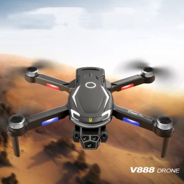 V888 Drone Aerial Photography HD Remote Control Aircraft Three Cameras 8K Long Endurance Brushless Aircraft