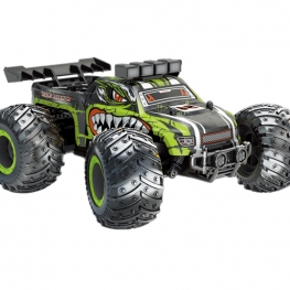 2.4GHZ Shark Remote Control Car Off Road Truck Two Wheel Drive With Cool light Children