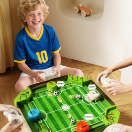 Gear Up for 2026 World Cup! 4 - Player Football Battle Plate – Score Goals, Share Cheers & Family Fun, Just Like Real Stadium Magic at Home.