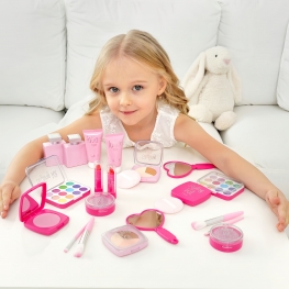 New Pretend Makeup Toy Set for Girls - Princess Dress-Up & Play House Kit (Non-Toxic, Not for Application)