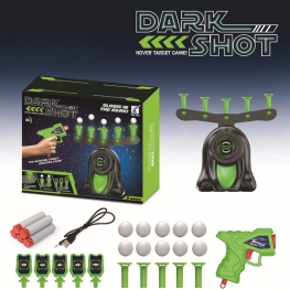 NEW Style Dark Shot Glow in the Dark Hover Target Shooting Toy Gun Set for Kids​