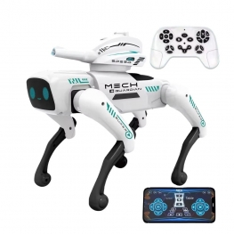 Remote Control Machine Dog 2 in 1 Intelligent AI Rc Programming Dancing Story Interactive Smart Remote Control Dog Toy