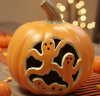 Custom Carved Ghost Boo 